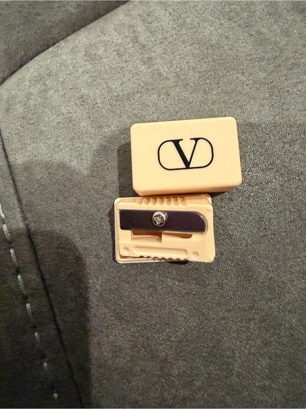 Valentino Men’s Beige V Logo Pencil Sharpener